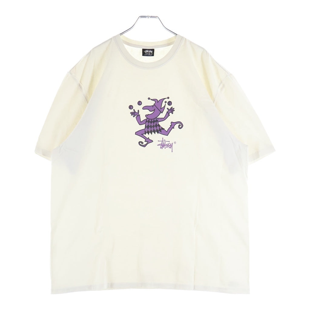 STUSSY(ステューシー) 21AW Juggler Pig Dyed Tee ジャグラー ピッグ ダイ 半袖Tシャツ ホワイト 21F1904722