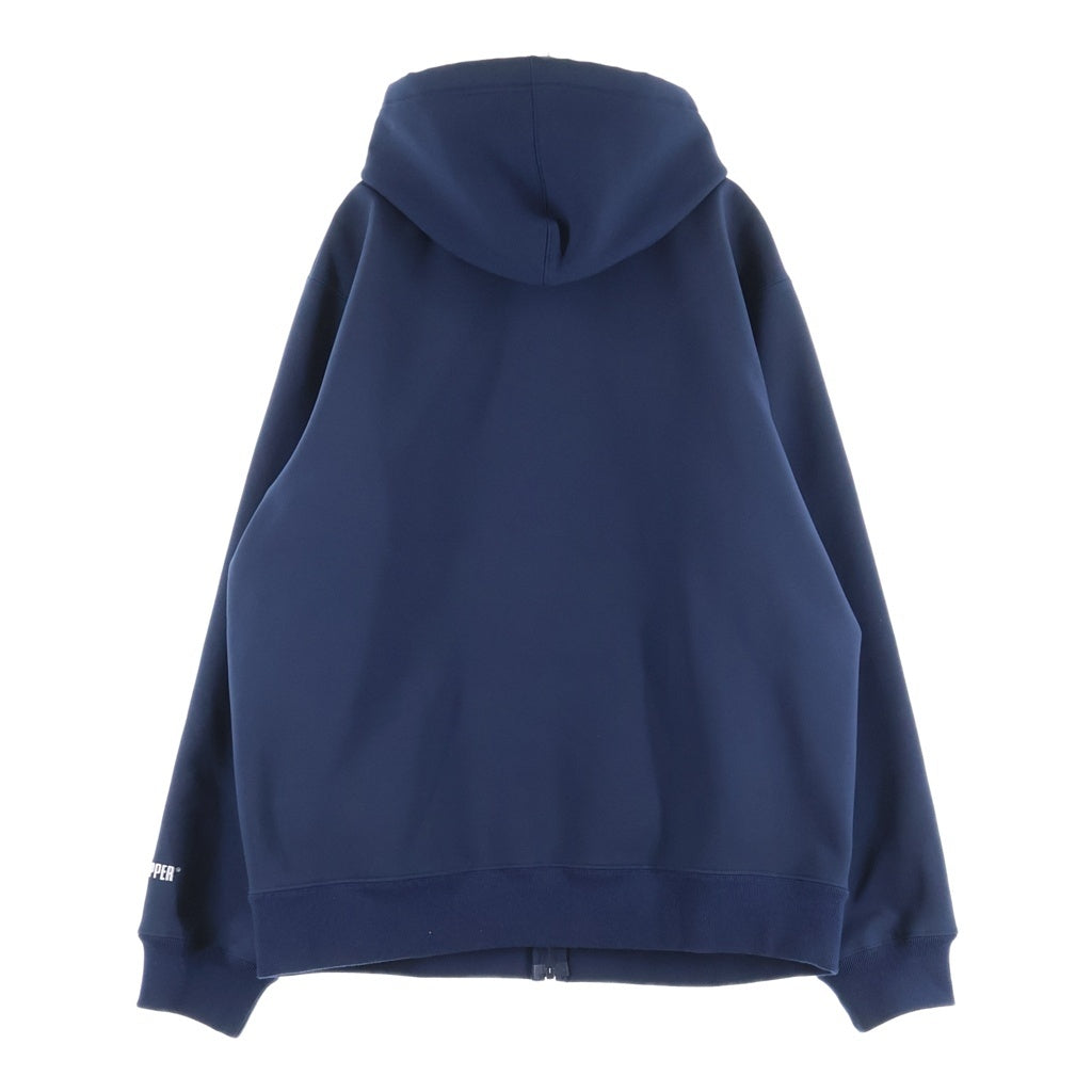SUPREME(シュプリーム) 18AW WINDSTOPPER Zip Up Hooded Sweatshirt ウィンドストッパー ジップアップ スウェットパーカー ネイビー