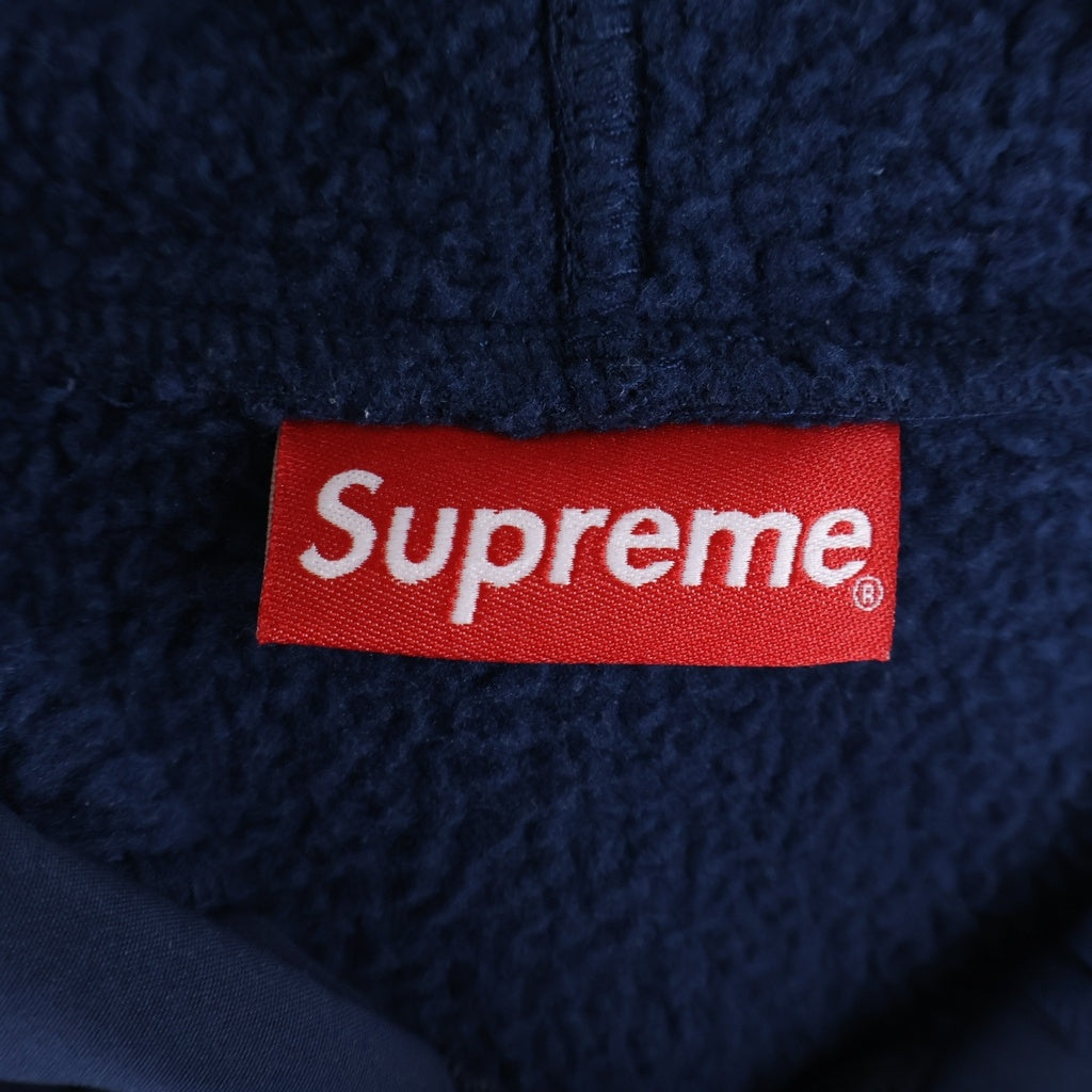 SUPREME(シュプリーム) 18AW WINDSTOPPER Zip Up Hooded Sweatshirt ウィンドストッパー ジップアップ スウェットパーカー ネイビー