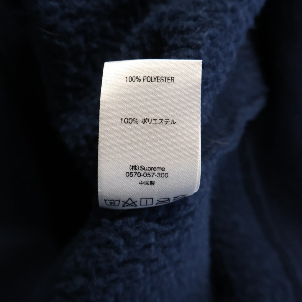 SUPREME(シュプリーム) 18AW WINDSTOPPER Zip Up Hooded Sweatshirt ウィンドストッパー ジップアップ スウェットパーカー ネイビー