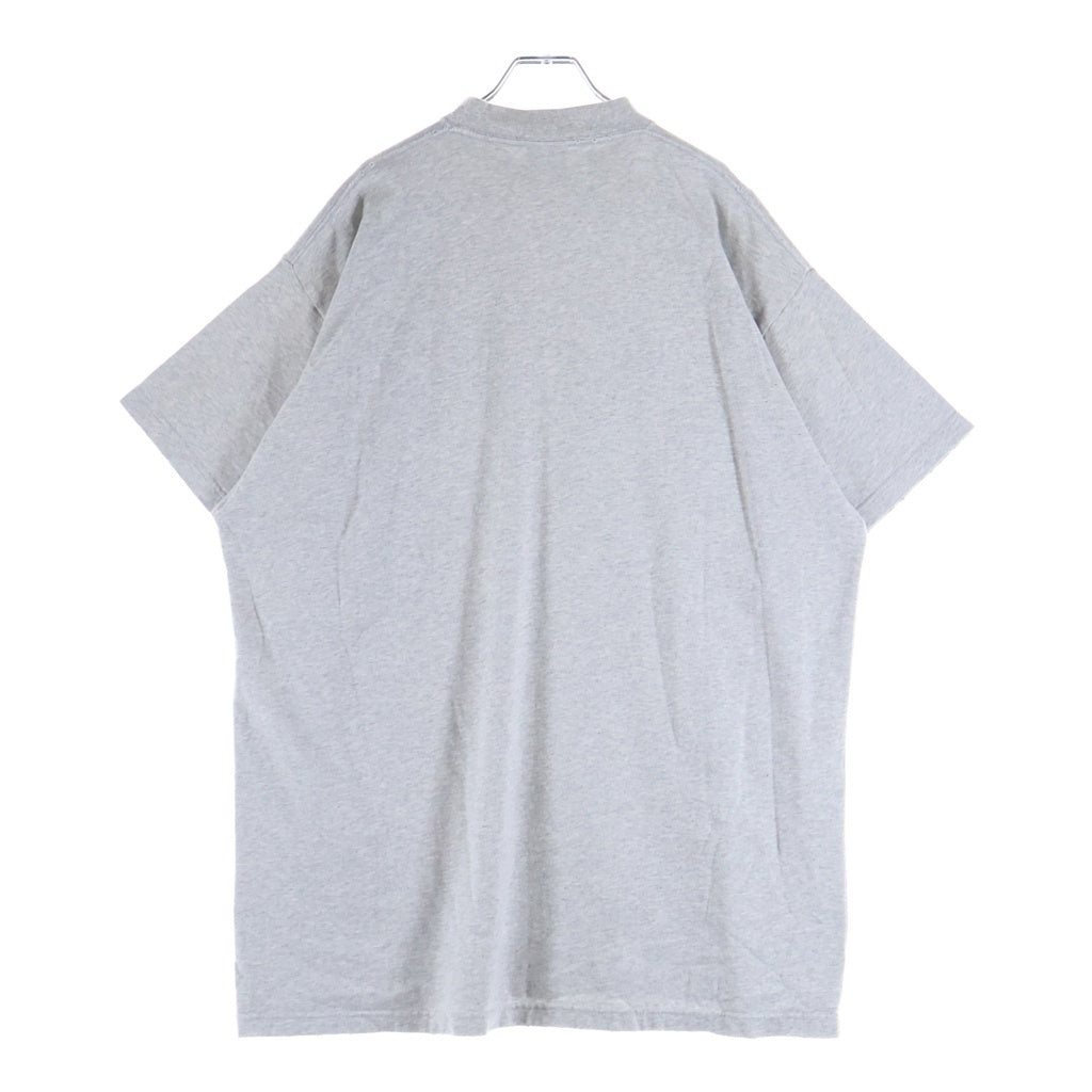 BALENCIAGA(バレンシアガ) 23AW TPVD5 BE KIND プリントダメージ加工 クルーネック 半袖Tシャツ カットソー グレー 739028TPVD5