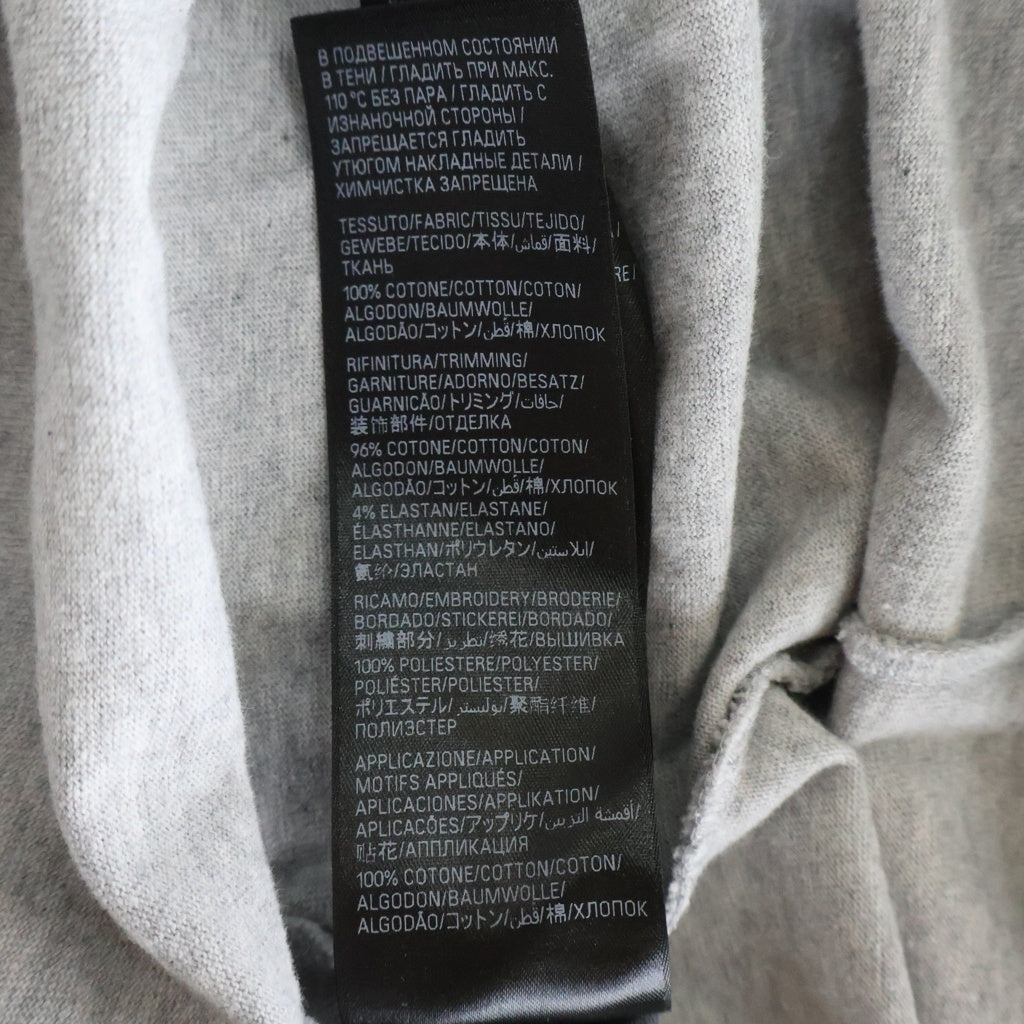 BALENCIAGA(バレンシアガ) 23AW TPVD5 BE KIND プリントダメージ加工 クルーネック 半袖Tシャツ カットソー グレー 739028TPVD5