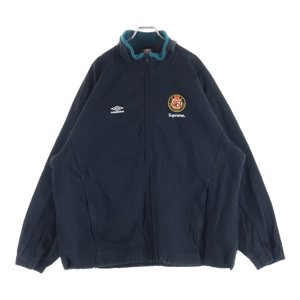 SUPREME(シュプリーム) 23AW ×Umbro Cotton Ripstop Track Jacket アンブロ コットン リップストップ トラック ジャケット ブラック