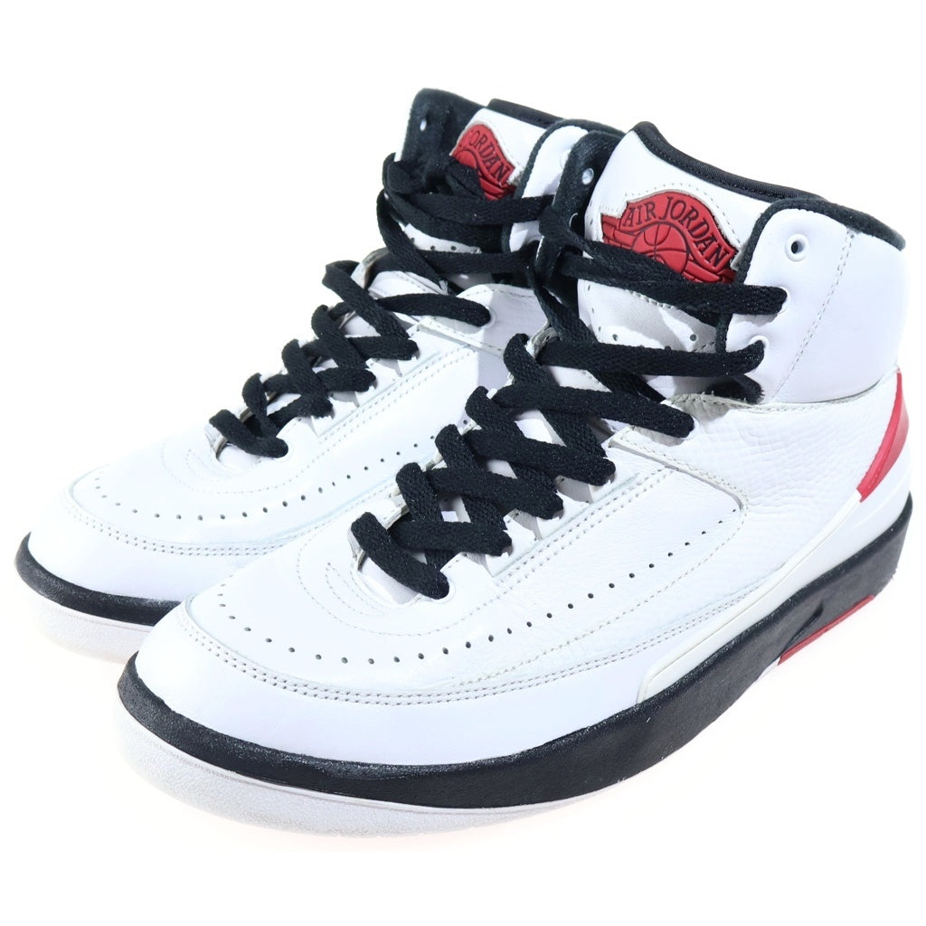 NIKE(ナイキ) AIR JORDAN 2 OG CHICAGO (2022) エアジョーダン2 シカゴ ハイカットスニーカー ホワイト US9/27cm DX2454-106