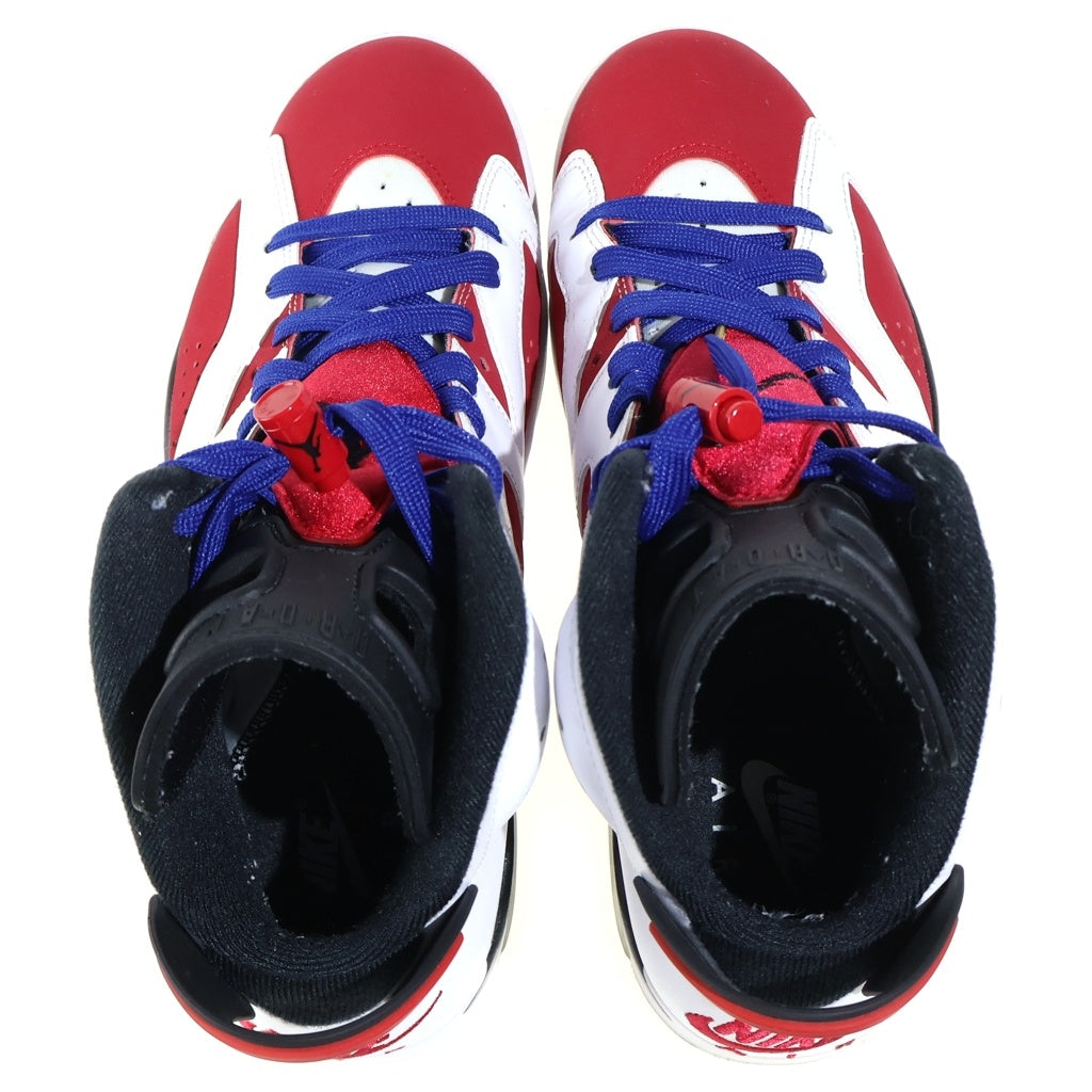 NIKE(ナイキ) AIR JORDAN 6 CARMINE (2021) エアジョーダン6 カーマイン ハイカットスニーカー ホワイト/レッド US9/27cm CT8529-106