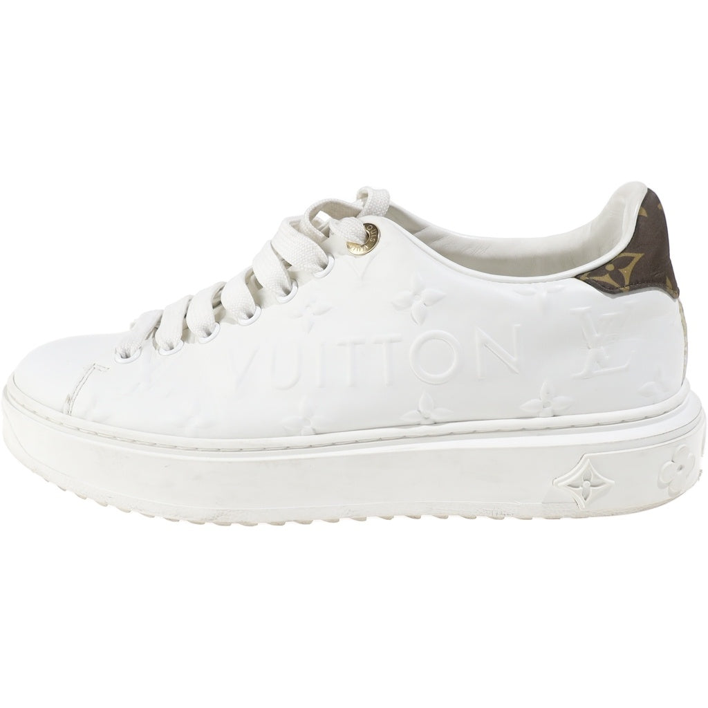 LOUIS VUITTON(ルイヴィトン) モノグラムレザーローカットスニーカー ホワイト MS0272 レディース