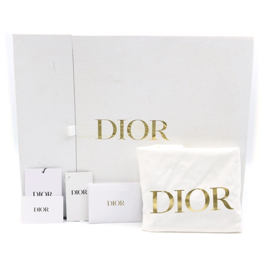 DIOR(ディオール) マクロ カナージュ カロ バックパック リュックサック ブラウンベージュ レザー ゴールド金具 レディース