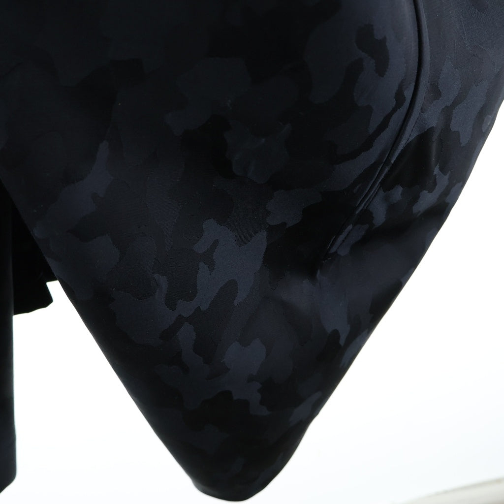 COMME des GARCONS HOMME PLUS(コムデギャルソンオムプリュス) 26SS ロングジレ ナイロン ベスト コレクションピース ブラック PQ-A004