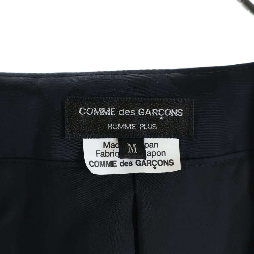 COMME des GARCONS HOMME PLUS(コムデギャルソンオムプリュス) 26SS ロングジレ ナイロン ベスト コレクションピース ブラック PQ-A004