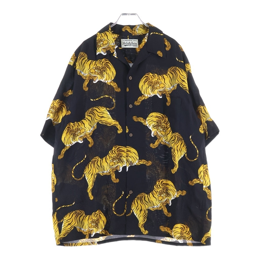 WACKO MARIA(ワコマリア) 22SS HAWAIIAN SHIRT 制限事項 虎柄プリント ハワイアン 半袖アロハシャツ マルチ