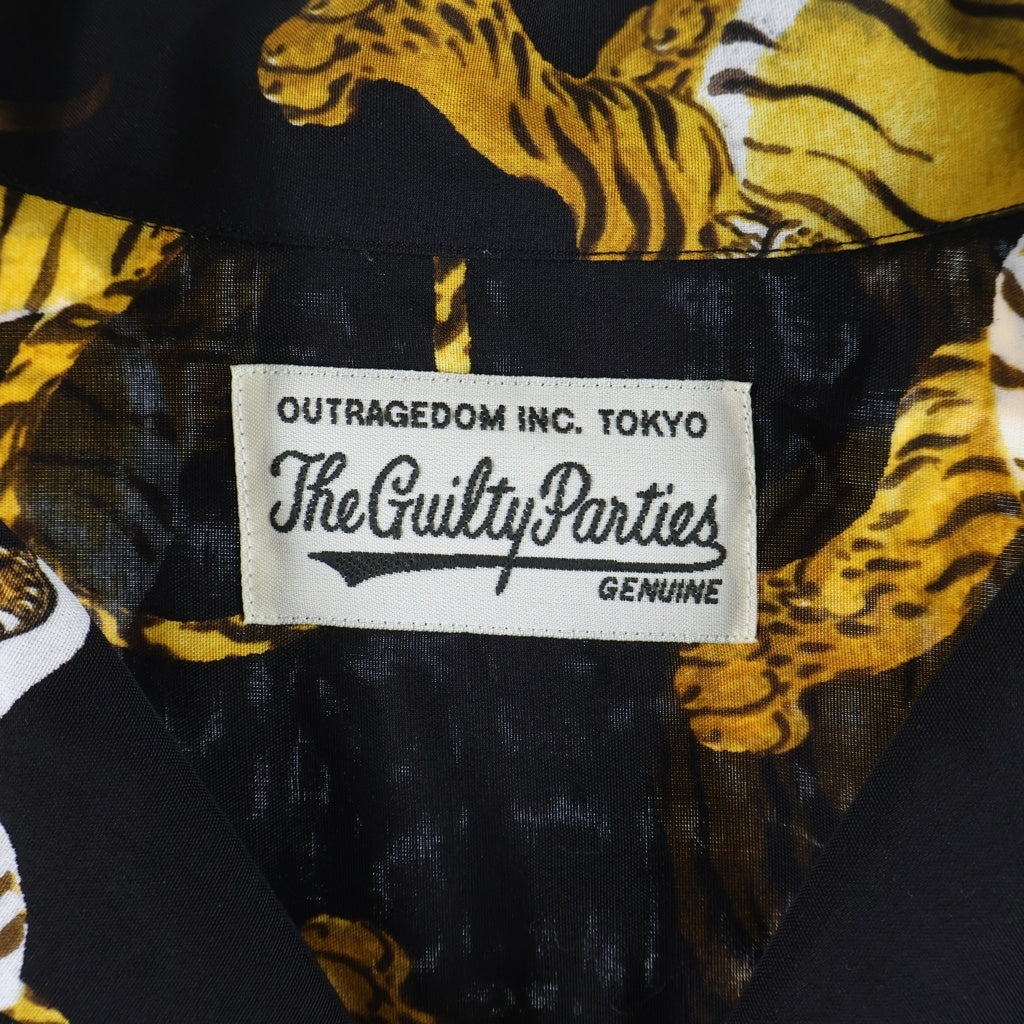 WACKO MARIA(ワコマリア) 22SS HAWAIIAN SHIRT 制限事項 虎柄プリント ハワイアン 半袖アロハシャツ マルチ