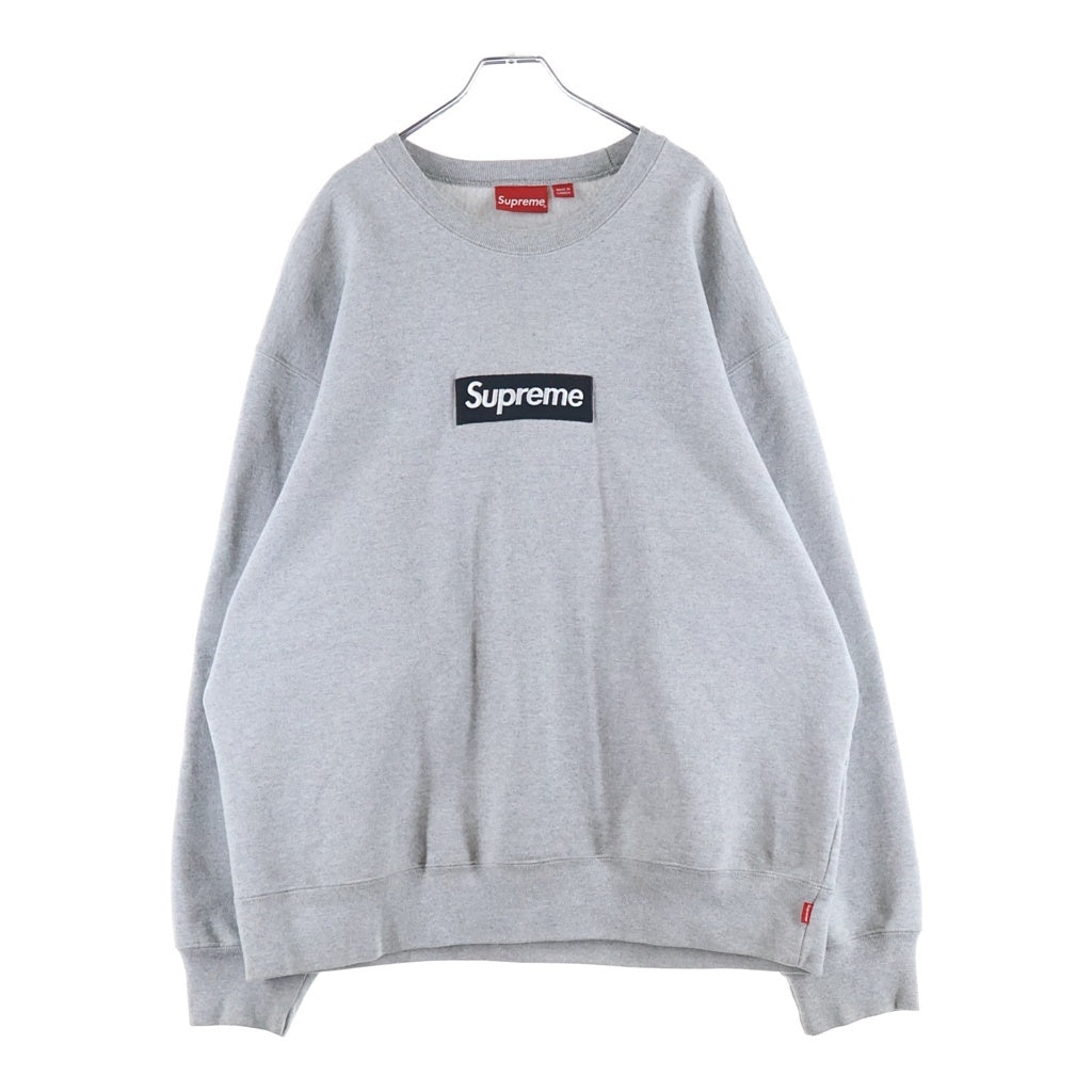 SUPREME(シュプリーム) 22AW Box Logo Crewneck ボックスロゴ クルーネック スウェット トレーナー グレー