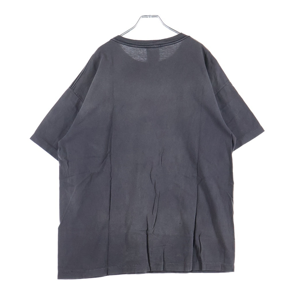 SAINT MICHAEL(セントマイケル) 24SS COLOFUL SAINT SS TEE カラフルロゴ プリント クルーネック半袖Tシャツ カットソー チャコールグレー SM-YS8-0000-001