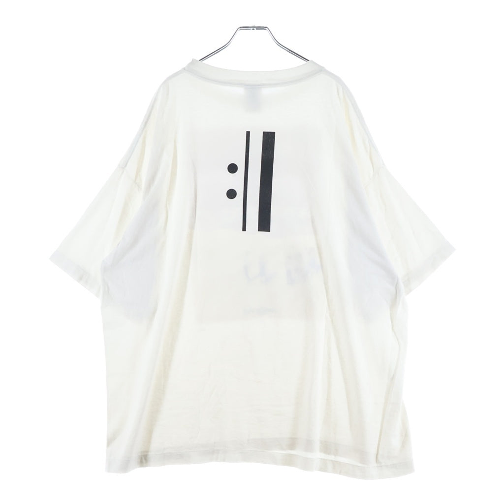 SAINT MICHAEL(セントマイケル) 25SS × EVANGELION S/S EV Tee シン・エヴァンゲリオン劇場版 コラボ プリント クルーネック半袖Tシャツカットソー ホワイト SM-HR8-0000-C11