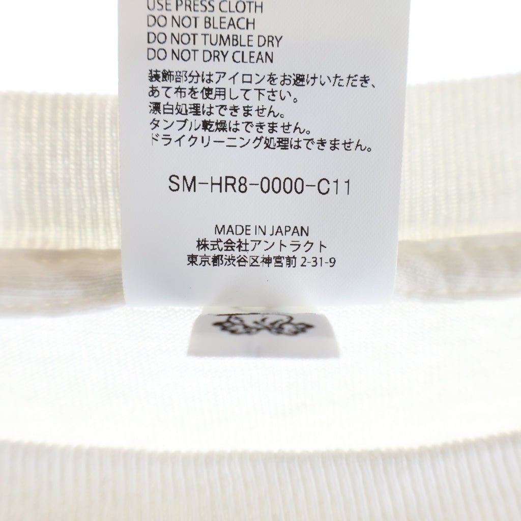 SAINT MICHAEL(セントマイケル) 25SS × EVANGELION S/S EV Tee シン・エヴァンゲリオン劇場版 コラボ プリント クルーネック半袖Tシャツカットソー ホワイト SM-HR8-0000-C11