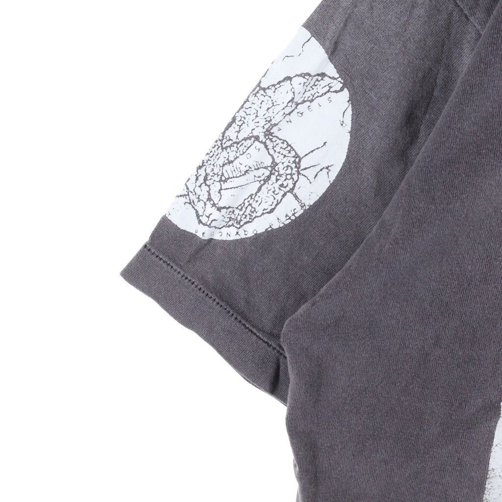 SAINT MICHAEL(セントマイケル) 22SS SS TEE MX6 グラフィックプリント 半袖Tシャツカットソー グレー SM-S22-0000-004