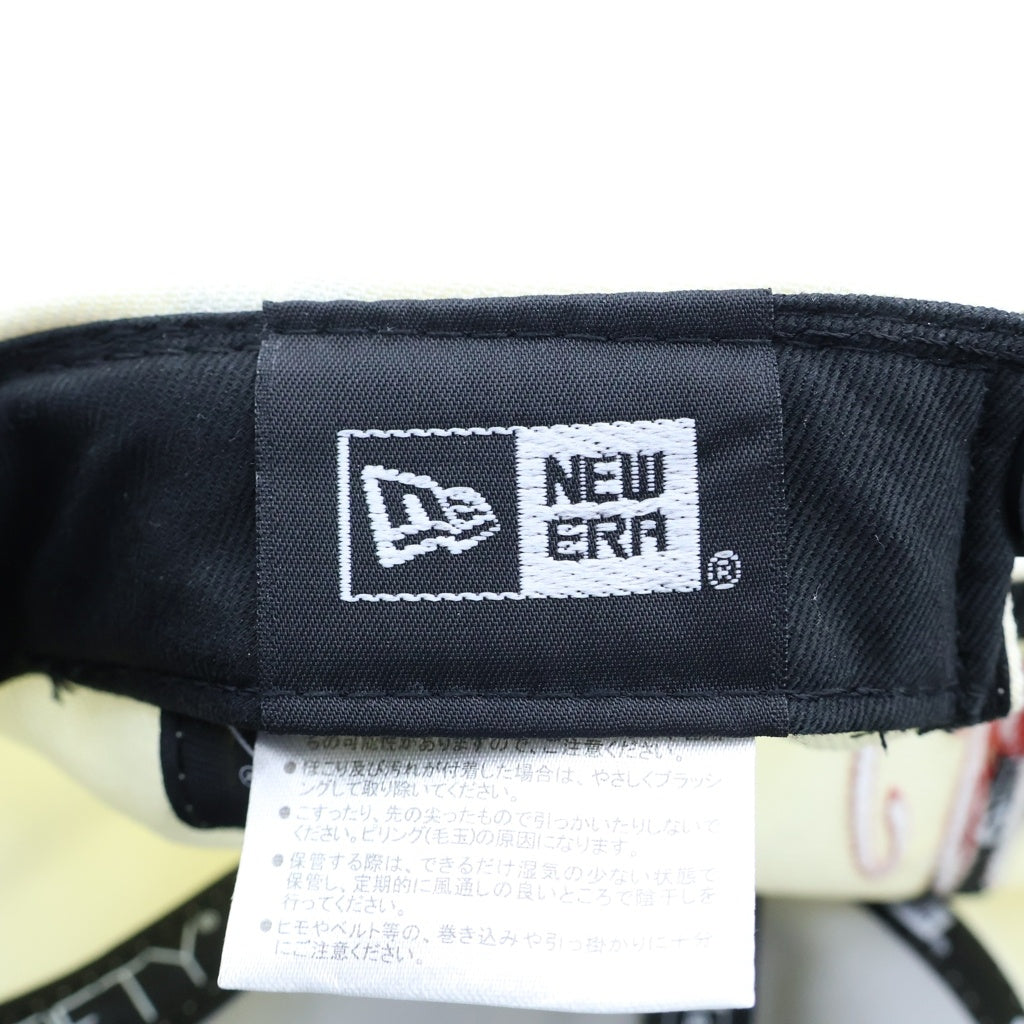 SAINT MICHAEL(セントマイケル) 26SS NE_CAP CELEBRITY セレブリティ ベースボールキャップ アイボリー/ブラック
