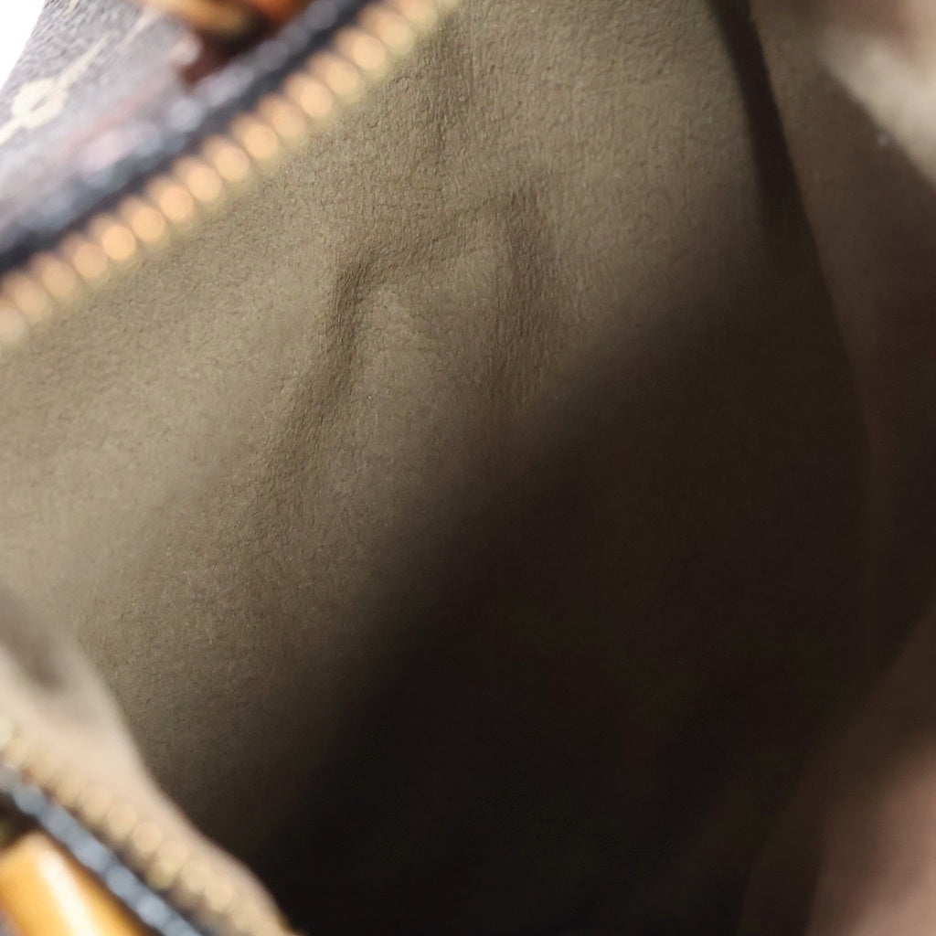 LOUIS VUITTON(ルイヴィトン) モノグラムマルチカラー ミニスピーディ ショルダーバッグ ミニハンドバッグ ブラック レザー×PVC M92644 ゴールド金具 レディース