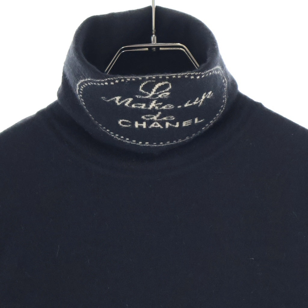 CHANEL(シャネル) カシミヤタートルネックニット ハイネック ブラック P24286V01674