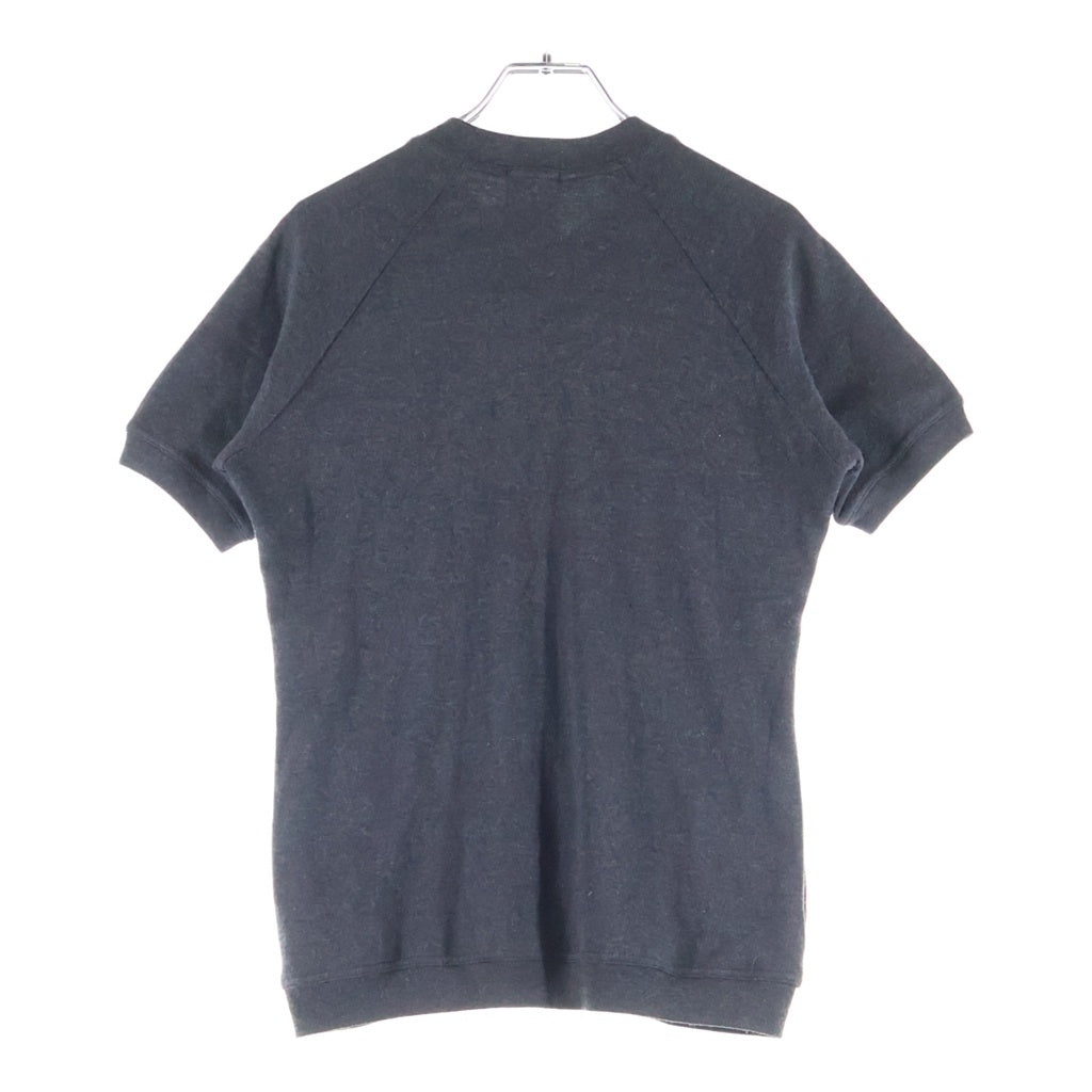CHANEL(シャネル) カシミヤ サイドロゴジップ半袖Tシャツ チャコールグレー P19774V11587 レディース