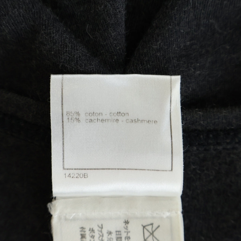 CHANEL(シャネル) ロゴサイドラインジップカーディガン チャコール P19773V11587