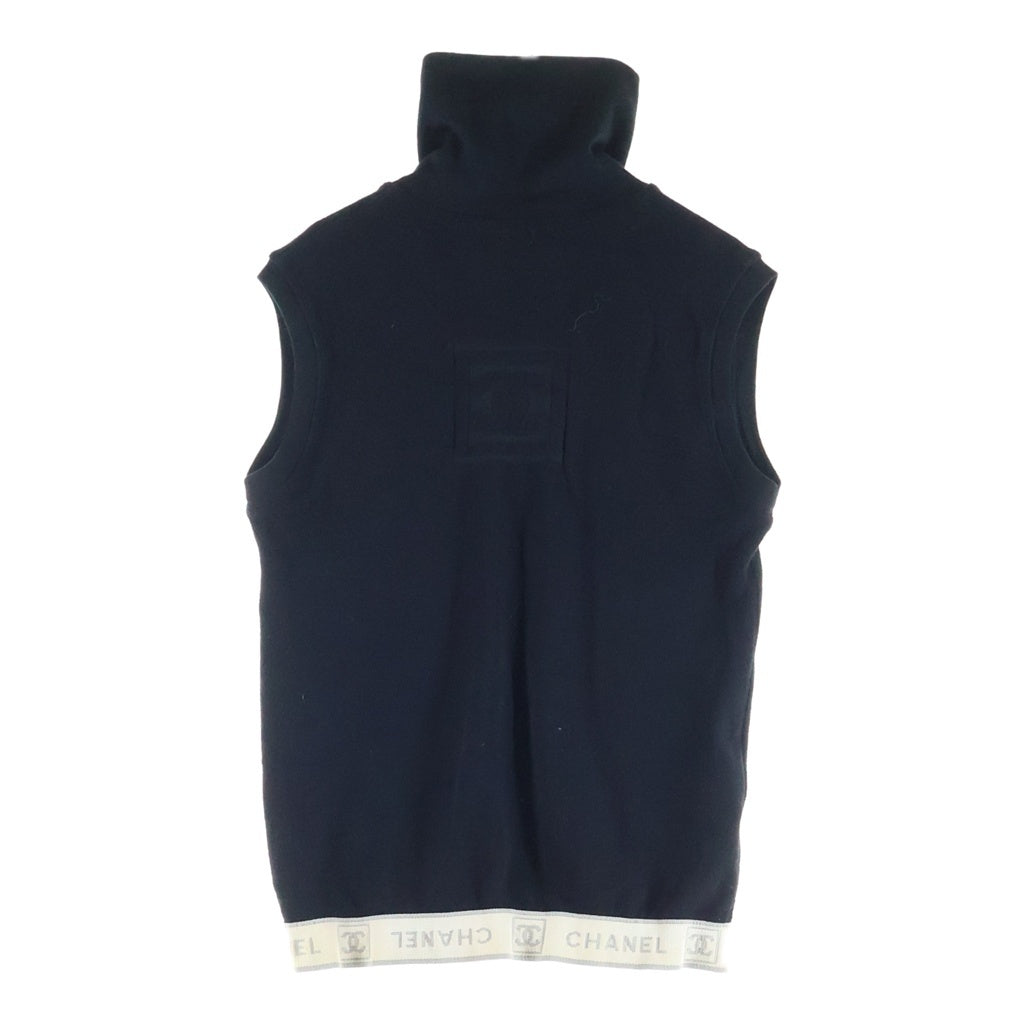 CHANEL(シャネル) パイピングロゴ ノースリーブ タンクトップ ブラック P22006V13321 レディース