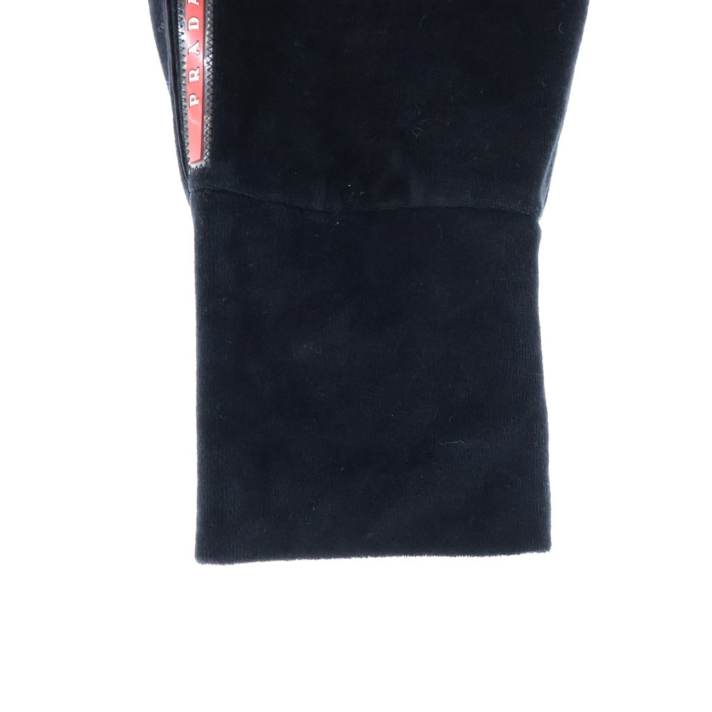 PRADA(プラダ) ベロアジョガーパンツ ベルベットパンツ ブラック 132271 R142 A25