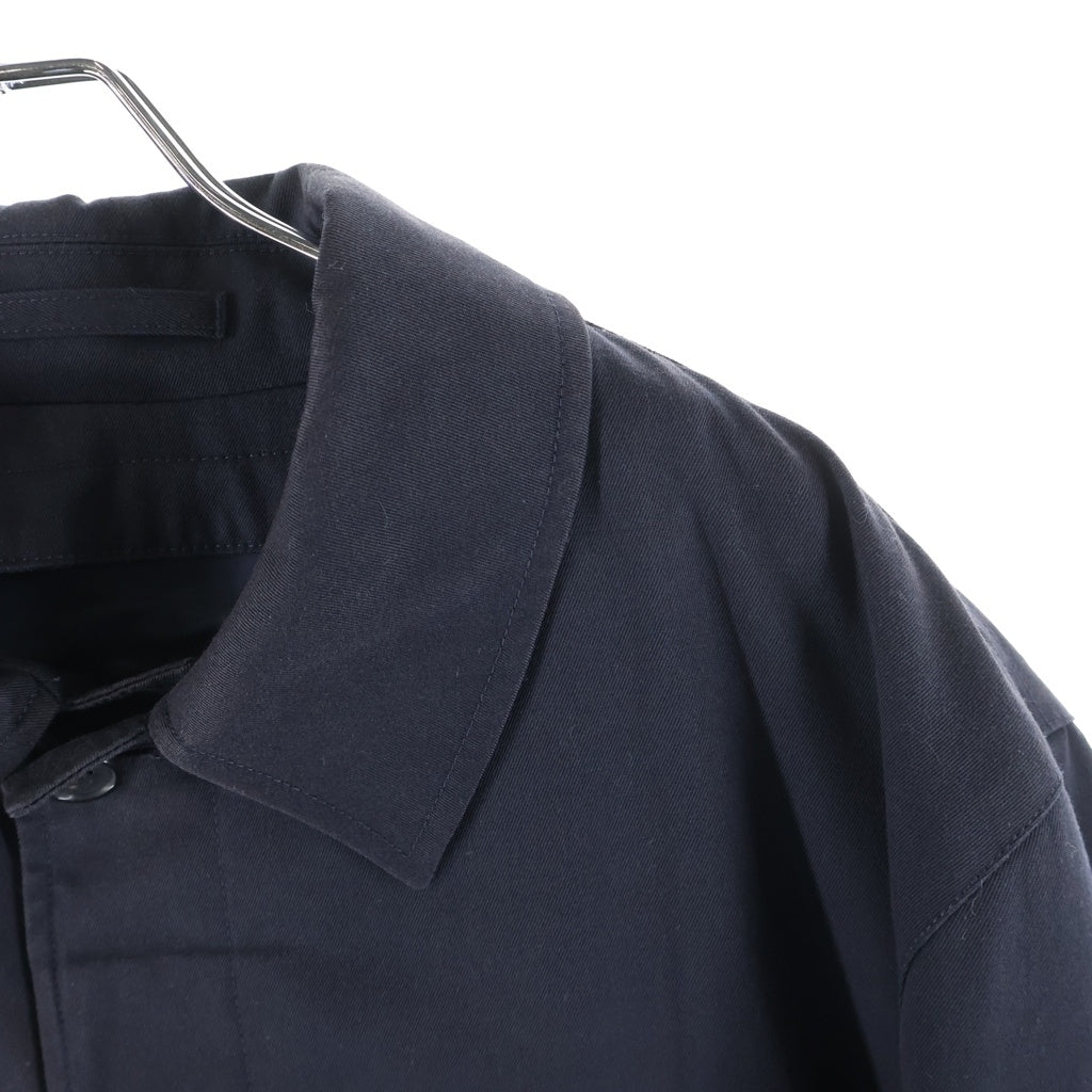 Acuascutum(アクアスキュータム) リバーシブル ステンカラー トレンチコート ネイビー