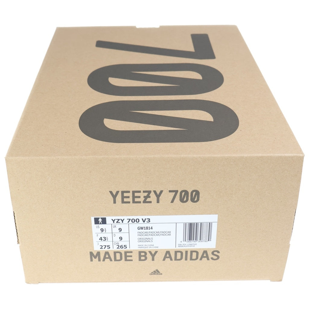 adidas(アディダス) YEEZY 700 V3 FADE CARBON イージーブースト700V3 フェードカーボン ローカットスニーカー マルチ US9.5/27.5cm GW1814