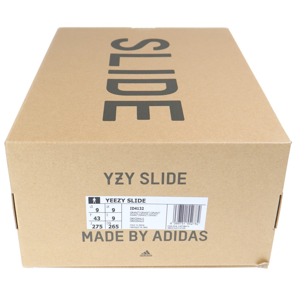 adidas(アディダス) YEEZY SLIDE GRANITE イージースライド グラナイト サンダル グレー US9/27.5cm ID4132