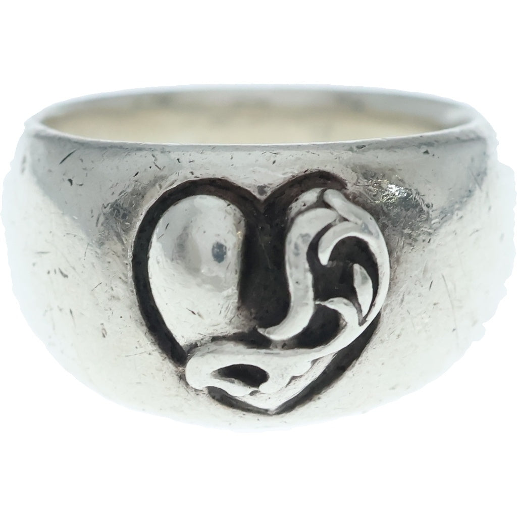 CHROME HEARTS(クロムハーツ) HEART IN BAND ハートインバンドリング シルバー