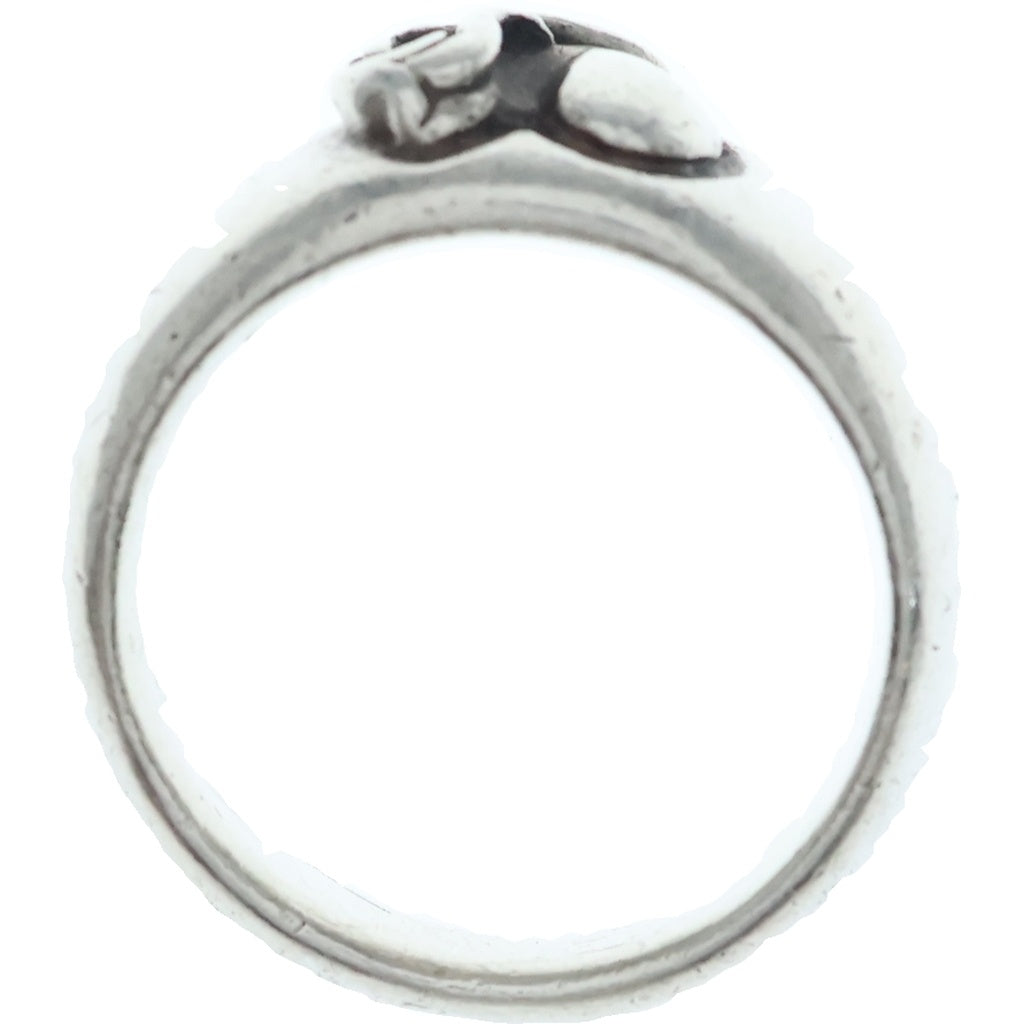 CHROME HEARTS(クロムハーツ) HEART IN BAND ハートインバンドリング シルバー