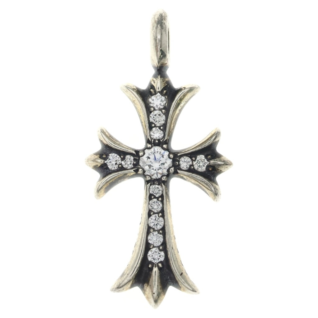 CHROME HEARTS(クロムハーツ) TNY CRSF P/DIA タイニーファットクロス PAVEダイヤ ペンダントトップ シルバー BCA323