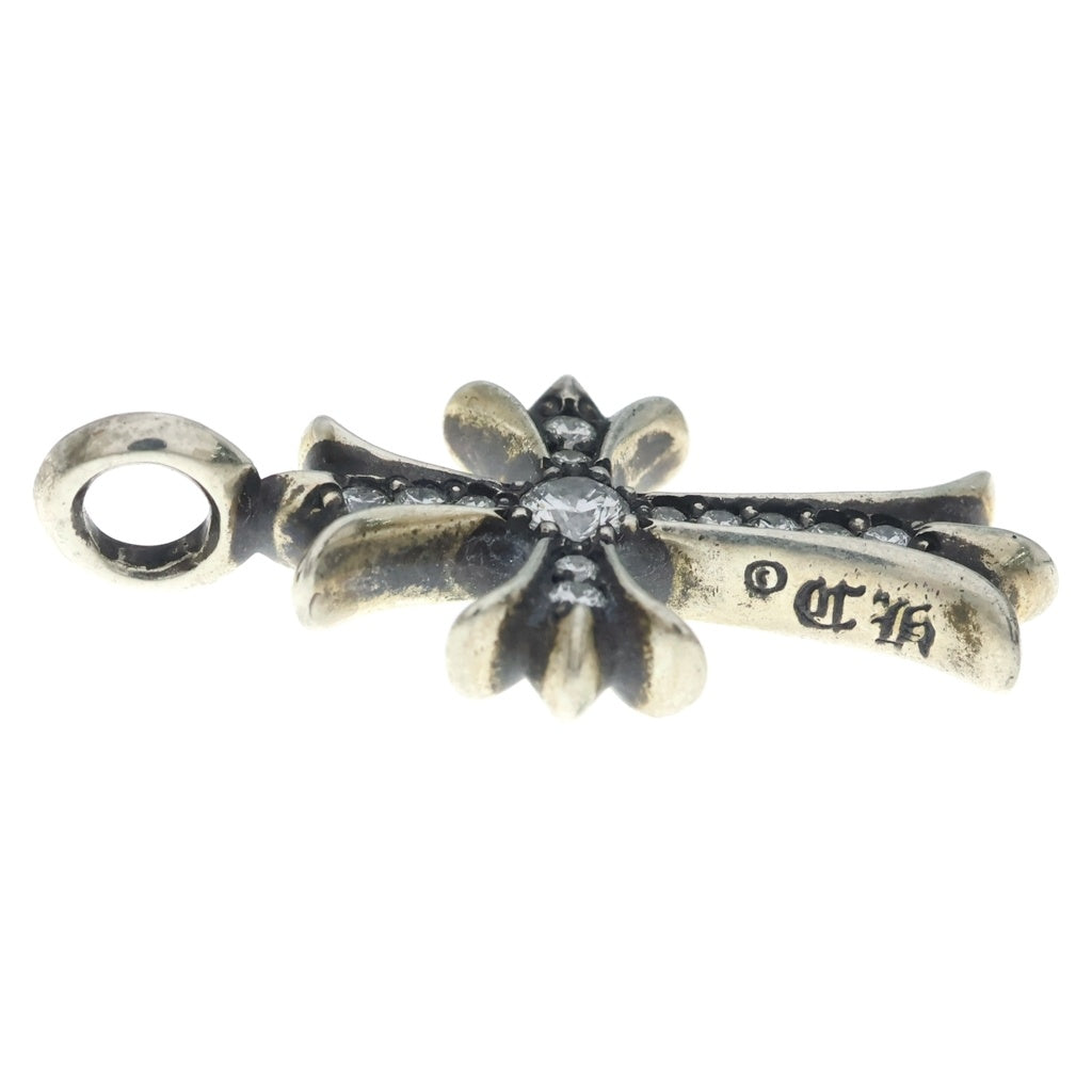 CHROME HEARTS(クロムハーツ) TNY CRSF P/DIA タイニーファットクロス PAVEダイヤ ペンダントトップ シルバー BCA323