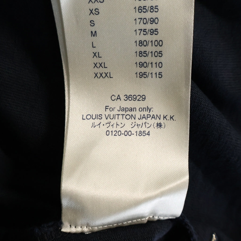 LOUIS VUITTON(ルイヴィトン) インサイドアウトデザイン クルーネック ロングスリーブ 長袖Tシャツ カットソー ブラック RM211 JYM HIY46W