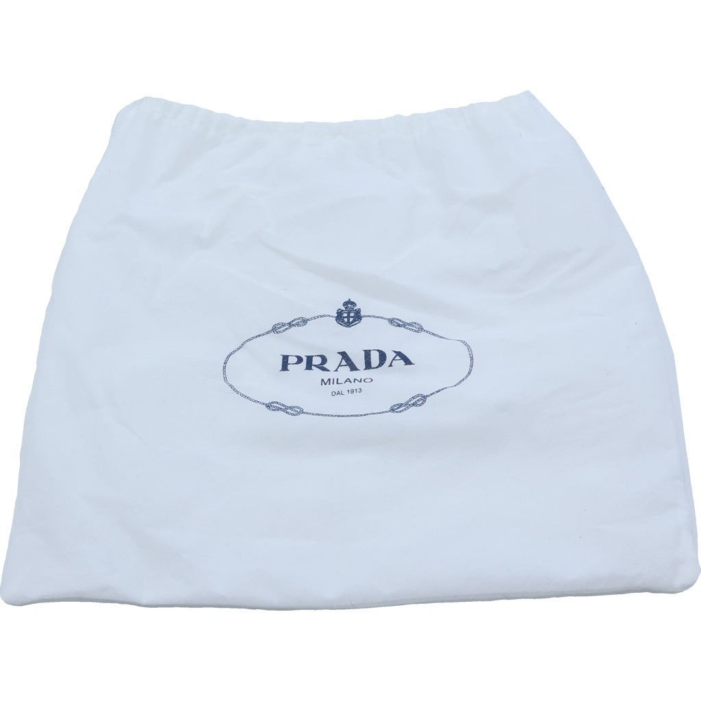 PRADA(プラダ) インプントゥ 2WAY チェーン ショルダーバッグ キルティング ナイロン テスート ブラック 1BH910