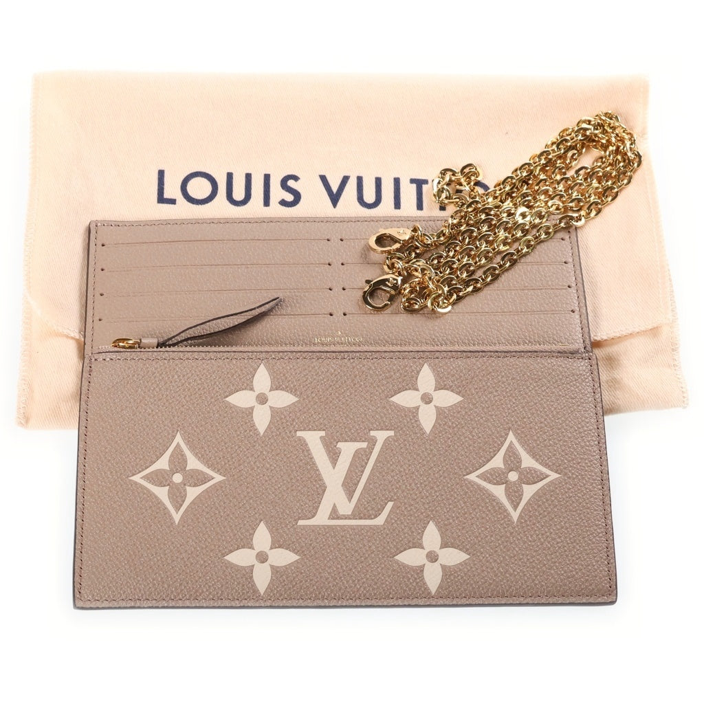 LOUIS VUITTON(ルイヴィトン) モノグラムアンプラント ポシェットフェリシー チェーンウォレット RFID M82610 レディース
