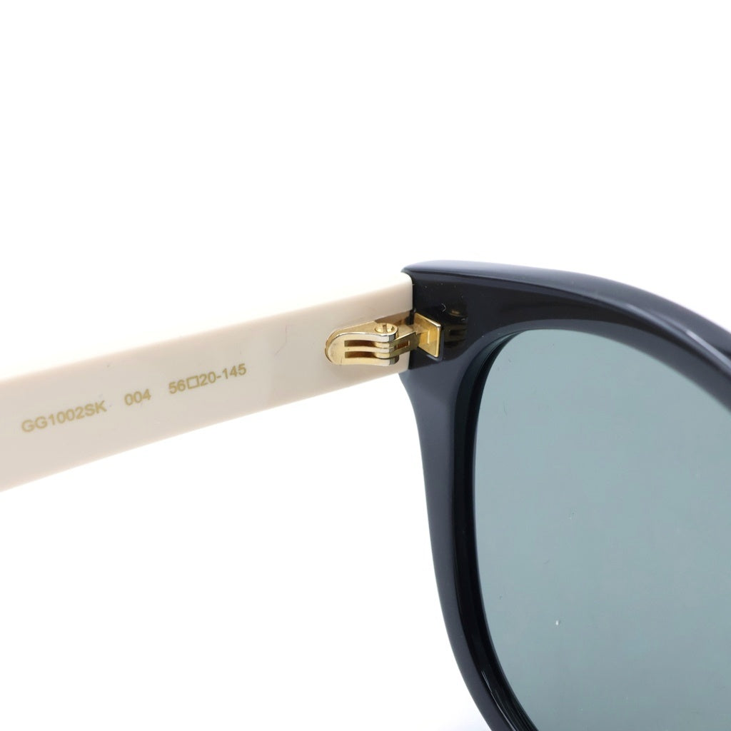 GUCCI(グッチ) サングラス アイウェア GGロゴ ブラック/アイボリー GG10025SK レディース