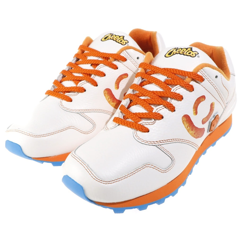 Sangacio(サンガッチョ) ×CHEETOS にゅ～ず ローカットスニーカー シューズ チートス US7.5/25.5cm ホワイト/オレンジ