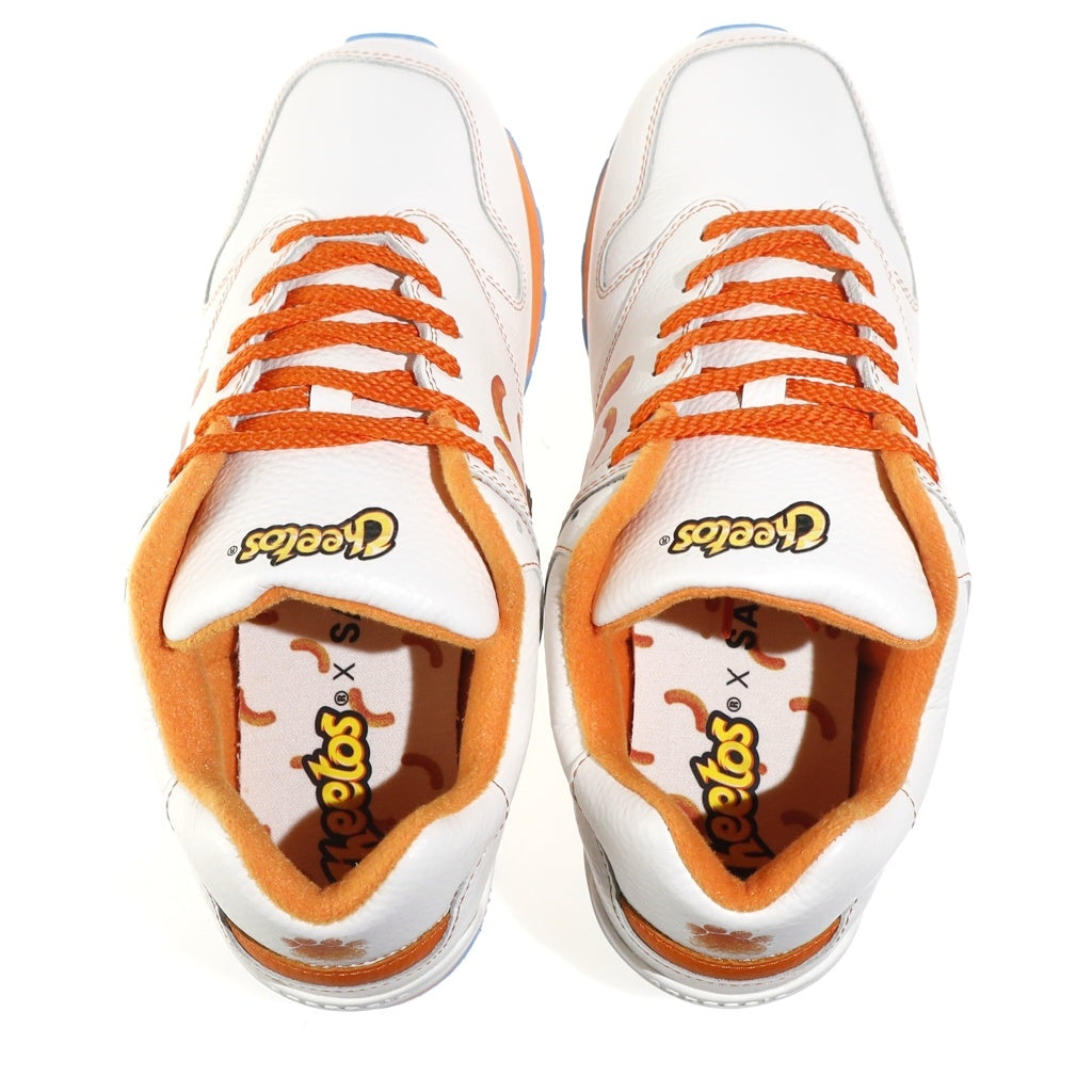 Sangacio(サンガッチョ) ×CHEETOS にゅ～ず ローカットスニーカー シューズ チートス US7.5/25.5cm ホワイト/オレンジ