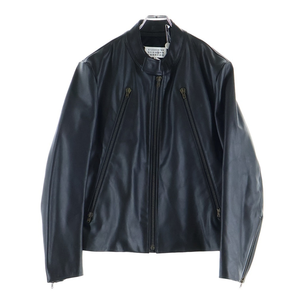 Maison Margiela(メゾンマルジェラ) 14AW 50着限定 バーニーズニューヨーク銀座店10周年記念 八の字 ライダースジャケット ブラック S30AM0297