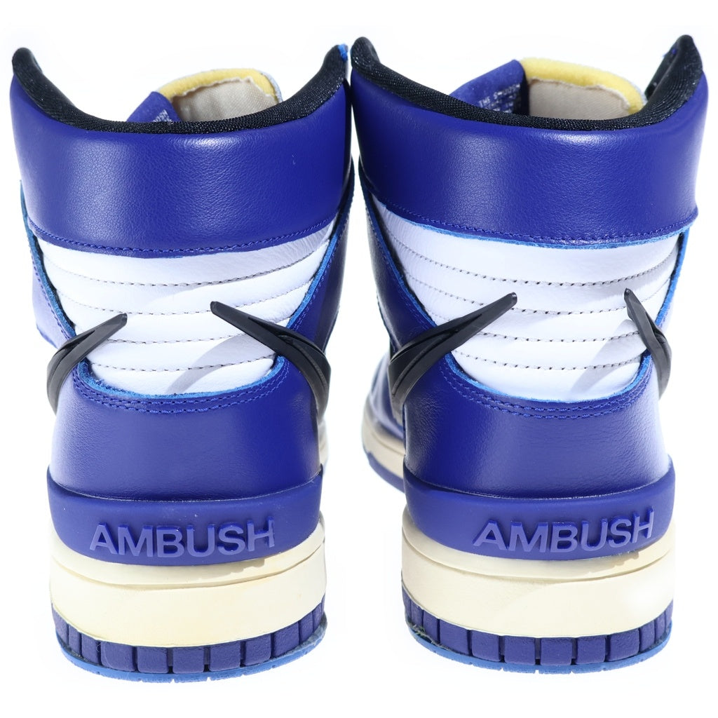NIKE(ナイキ) ×AMBUSH DUNK HIGH DEEP ROYAL CU7544-400 アンブッシュ ダンク ディープ ロイヤル ハイカットスニーカー ブルー/ホワイト US11/29cm