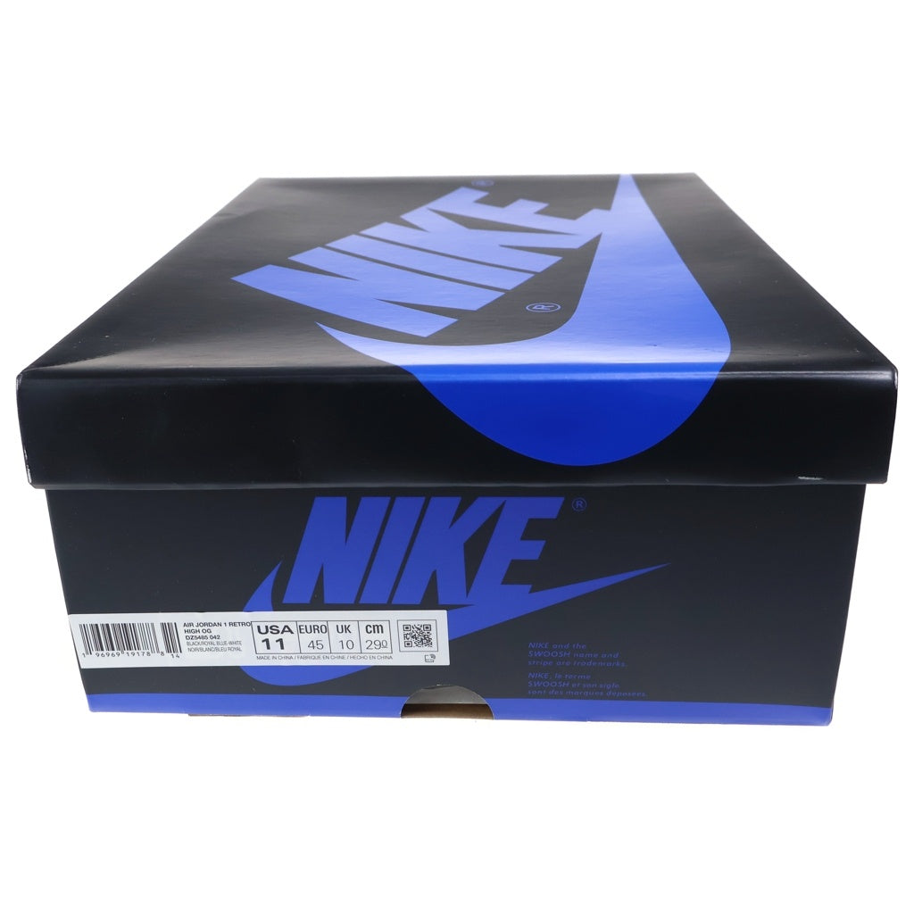 NIKE(ナイキ) AIR JORDAN1 RETRO HIGH OG ROYAL REIMAGINED DZ5485-042 エアジョーダン1 レトロ ロイヤル リイマジンド ハイカットスニーカー ブルー/ブラック US11/29cm