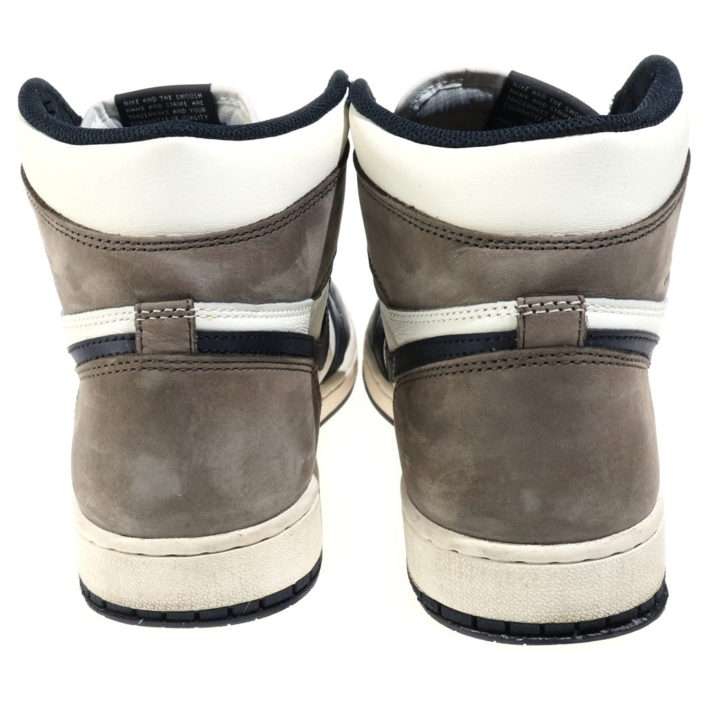 NIKE(ナイキ) AIR JORDAN1 HIGH OG SAIL 555088-105 エアジョーダン1 セイル ハイカットスニーカー ホワイト/ブラウン US11.5/29.5cm