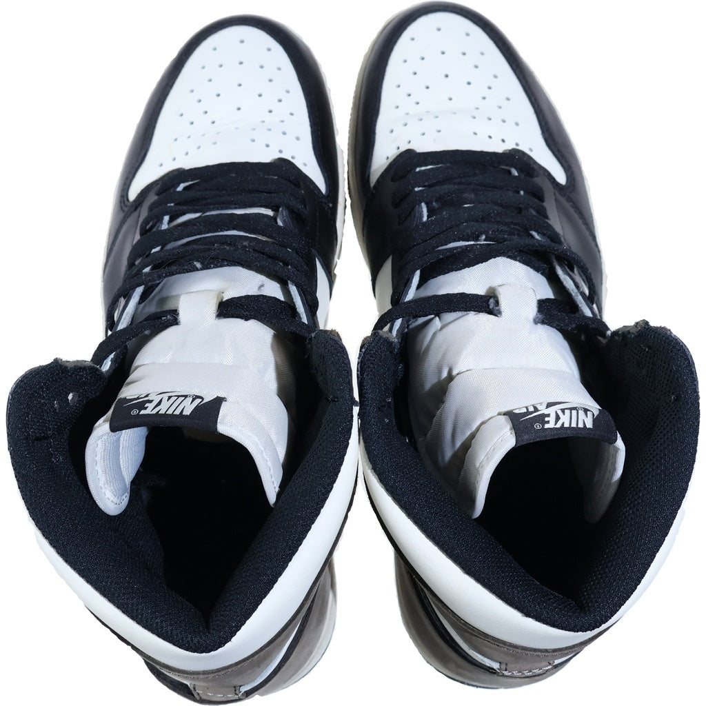 NIKE(ナイキ) AIR JORDAN1 HIGH OG SAIL 555088-105 エアジョーダン1 セイル ハイカットスニーカー ホワイト/ブラウン US11.5/29.5cm