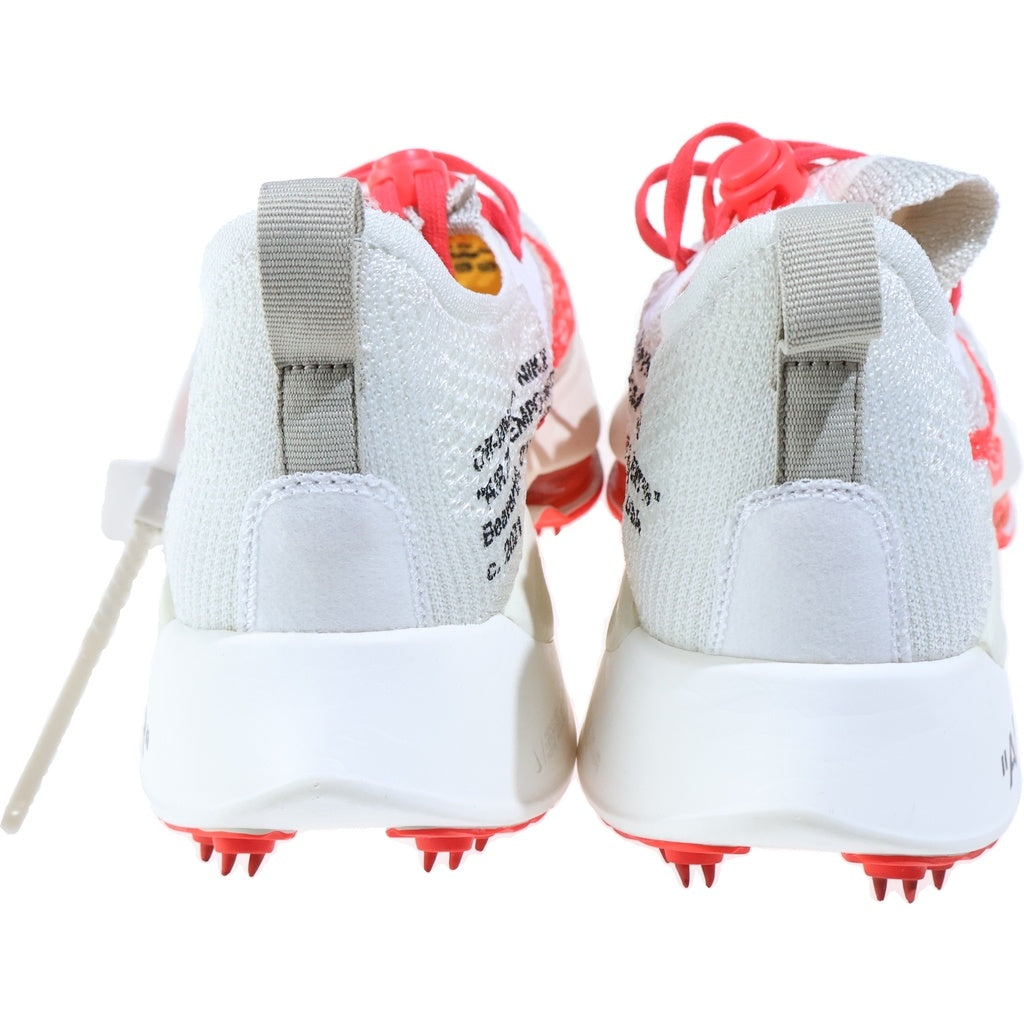 NIKE(ナイキ) ×Off-White AIR ZOOM TEMPO NEXT% FLYKNIT CV0697-100 オフホワイト エアズーム テンポ ネクスト フライニット ローカットスニーカー ホワイト/ピンク US11/29cm