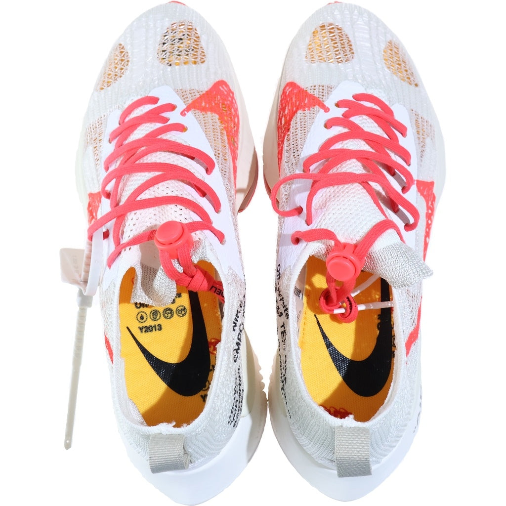 NIKE(ナイキ) ×Off-White AIR ZOOM TEMPO NEXT% FLYKNIT CV0697-100 オフホワイト エアズーム テンポ ネクスト フライニット ローカットスニーカー ホワイト/ピンク US11/29cm