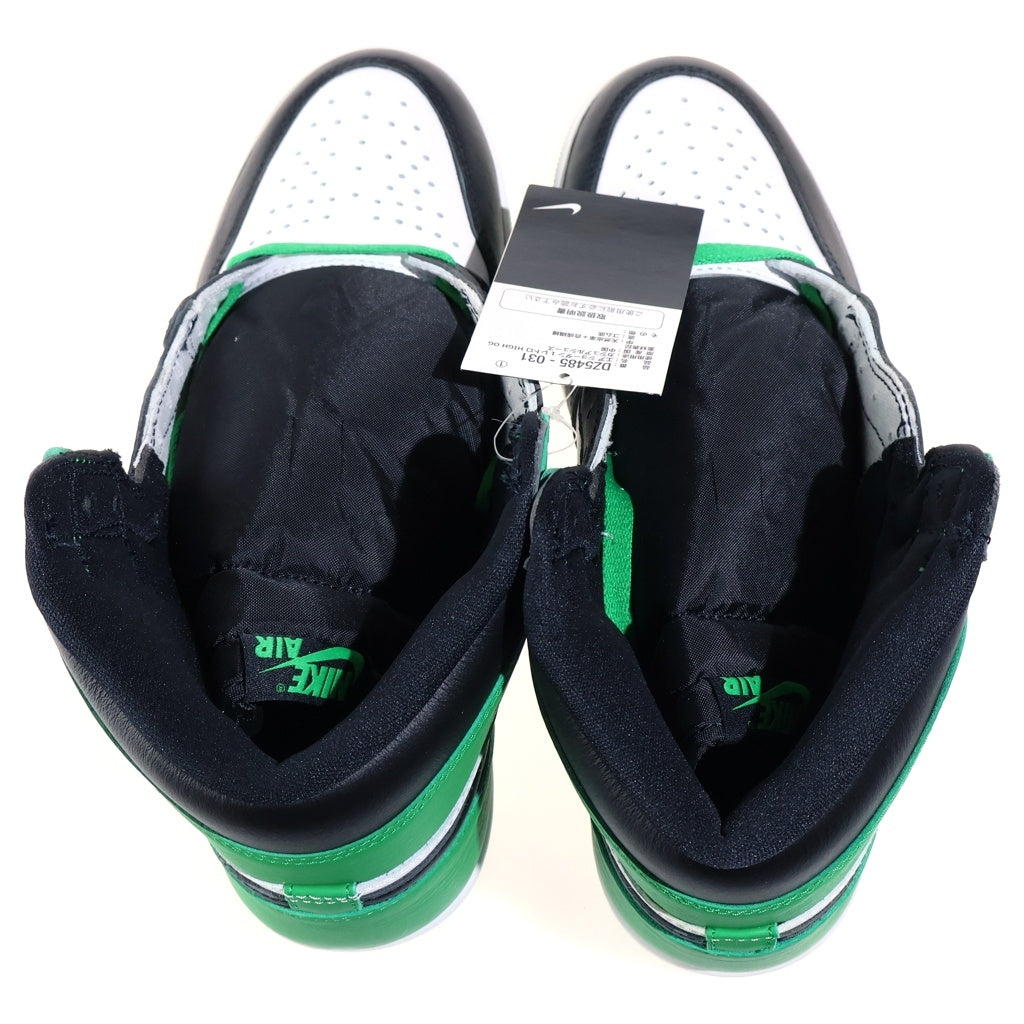 NIKE(ナイキ) AIR JORDAN 1 RETRO HIGH OG DZ5485-031 エアジョーダン1 レトロ ハイカットスニーカー ホワイト/ブラック/グリーン US11/29cm