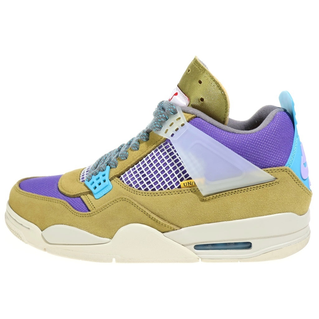 NIKE(ナイキ) ×UNION AIR JORDAN4 SP DESERT MOSS DJ5718-300 ユニオン エアジョーダン4 デザート モス ミドルカットスニーカー マルチ US12/30cm