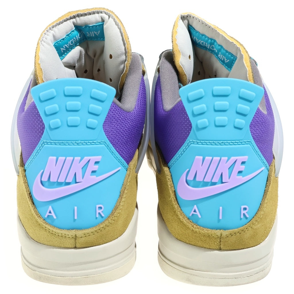 NIKE(ナイキ) ×UNION AIR JORDAN4 SP DESERT MOSS DJ5718-300 ユニオン エアジョーダン4 デザート モス ミドルカットスニーカー マルチ US12/30cm
